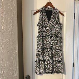 Tommy Hilfiger Black and White Midi Dress